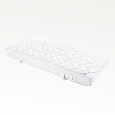 Matratzenauflage verstepptes Lyocell-Doppeltuch mit 4 Eckgummis