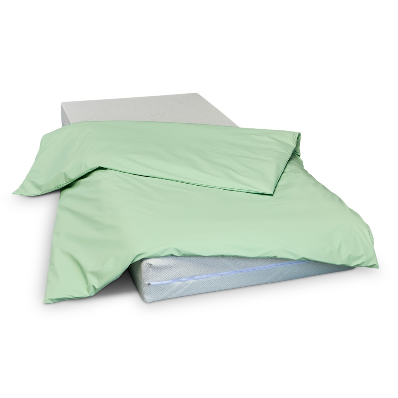 wasserdichter Inkontinenz Bettdeckenbezug abwischbar in grün