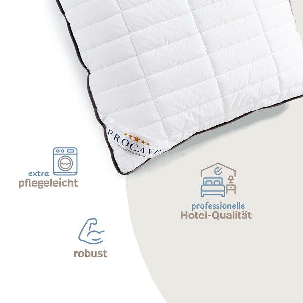 OBJEKT Kopfkissen kochfest in Hotel-Qualität