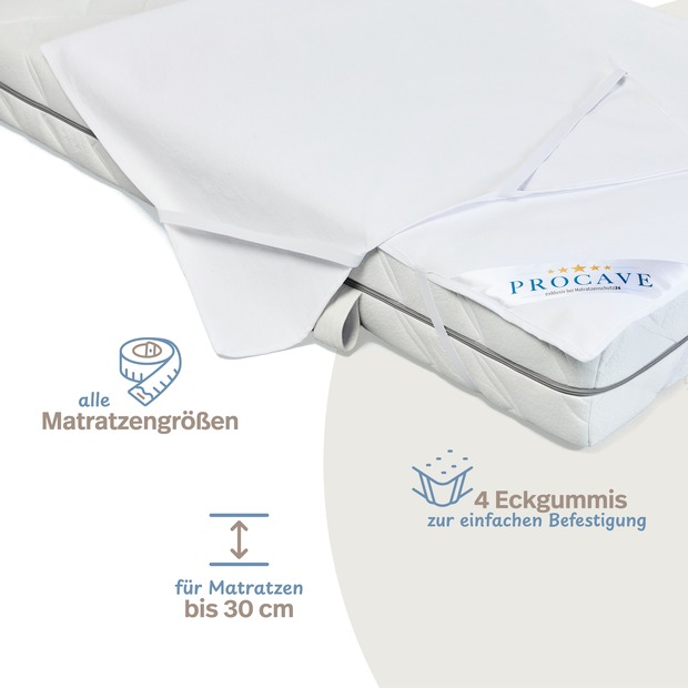wasserdichte Premium Matratzen-Auflage 3-lagig