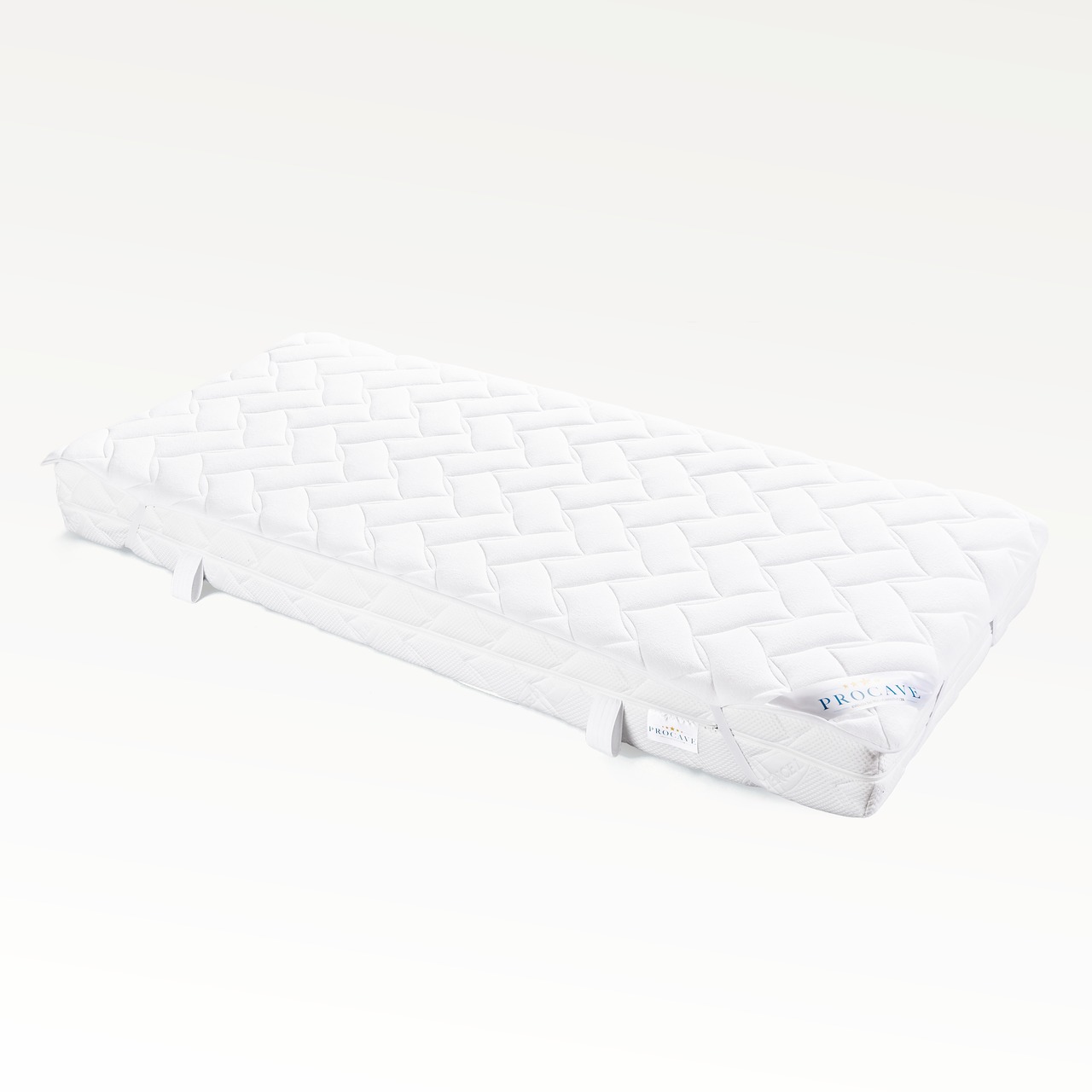 Matratzenauflage verstepptes Frottee-Doppeltuch mit 4 Eckgummis