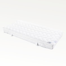 Matratzenauflage verstepptes Frottee-Doppeltuch mit 4 Eckgummis