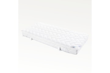 Matratzenauflage verstepptes Frottee-Doppeltuch mit 4 Eckgummis