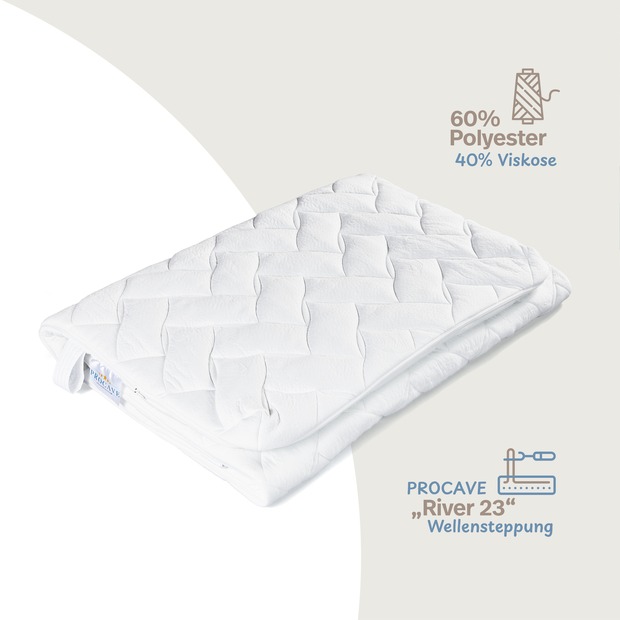 AloeVera Matratzenbezug versteppt