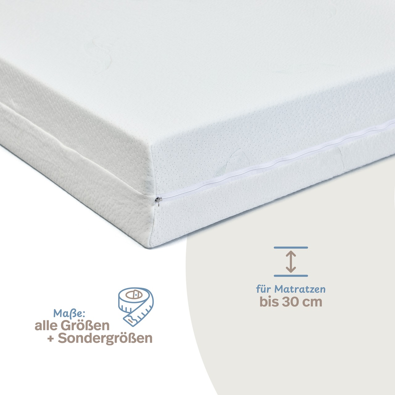 AloeVera Matratzenbezug unversteppt