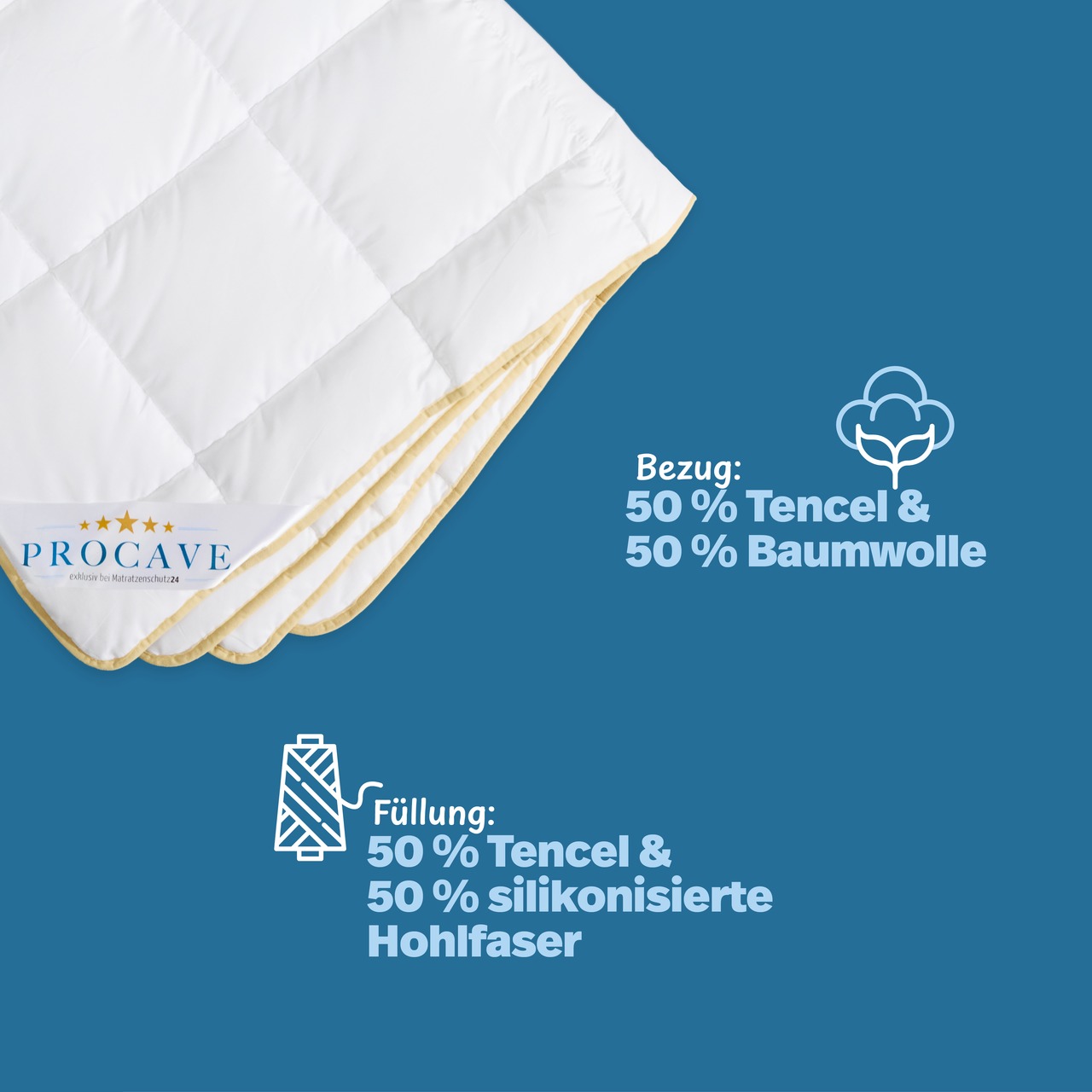 Tencel Qualitäts-Ganzjahresdecke