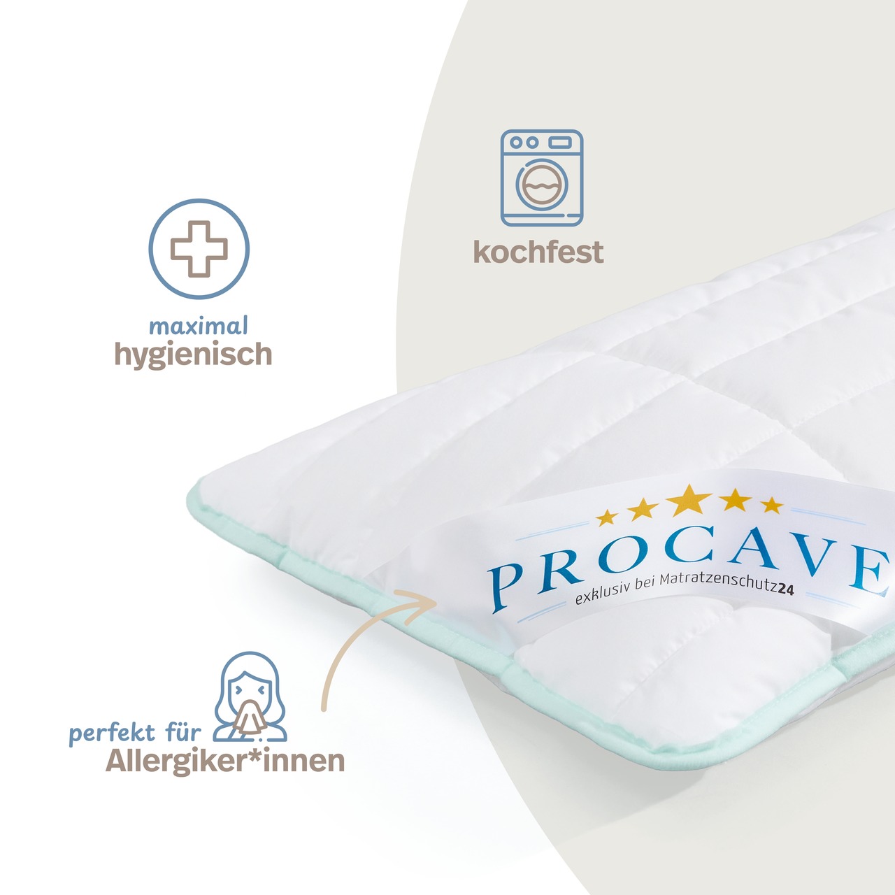 ALLERGENA Kopfkissen für Allergiker