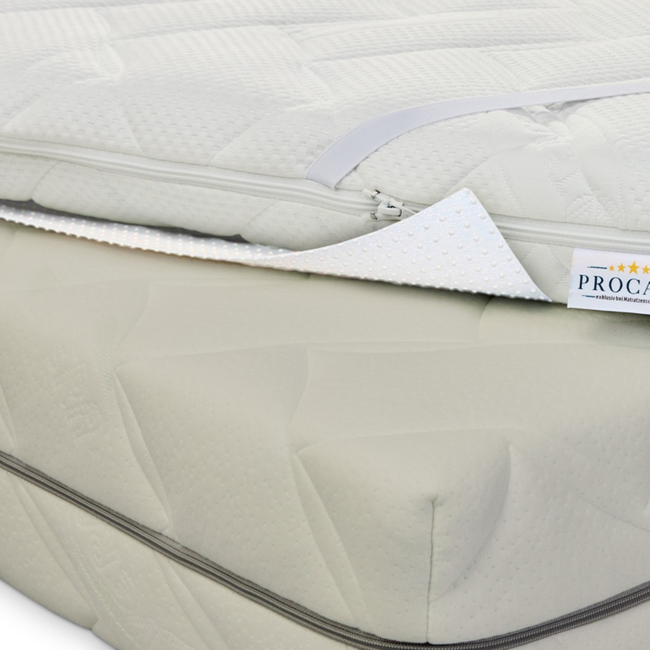 Rutschhemmende Topper-Boxspring-Unterlage mit Noppen