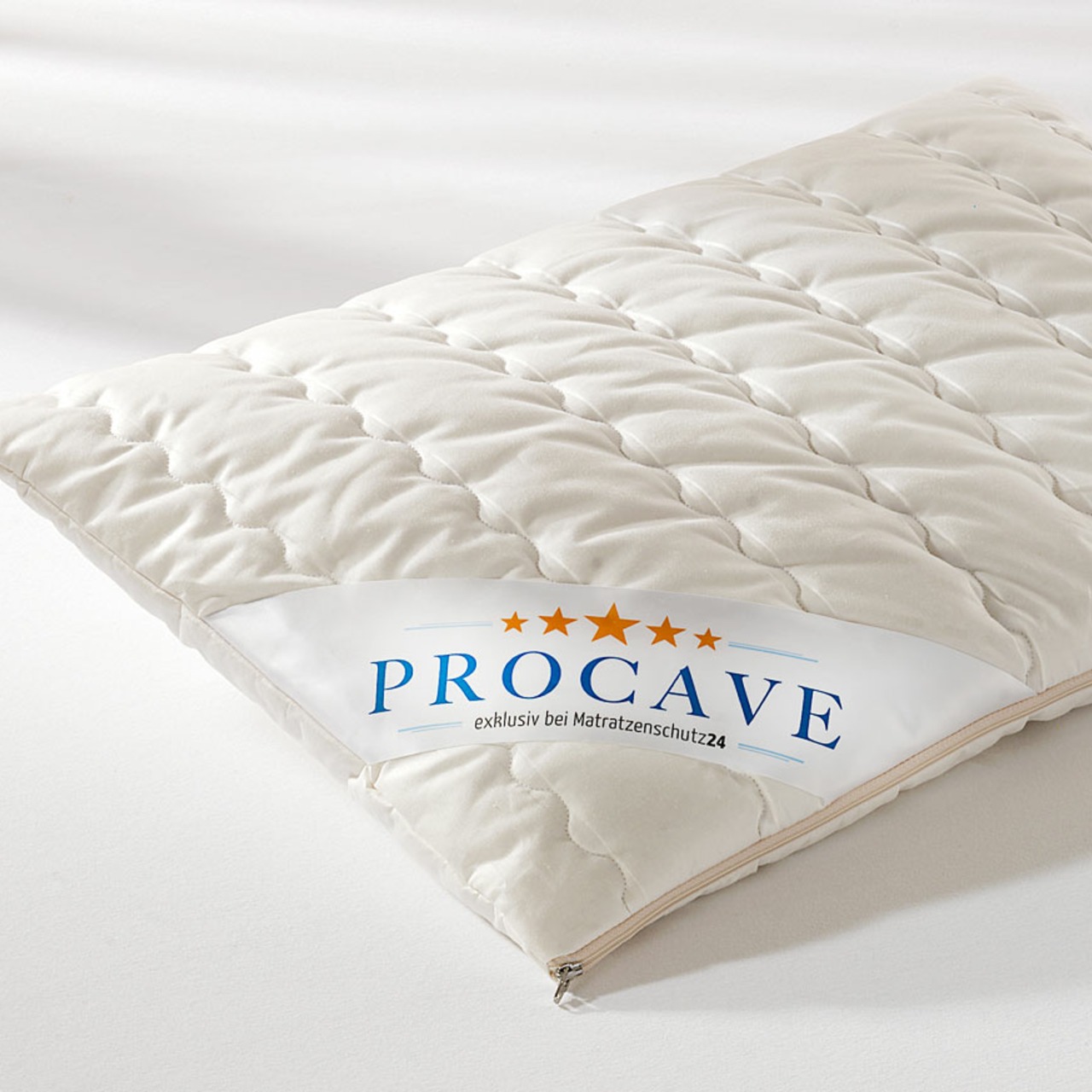 Dinkelkissen mit waschbarem Bezug aus Baumwolle