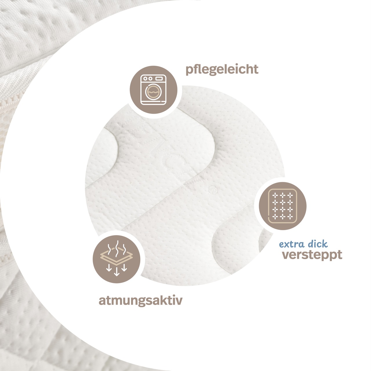 „LUXI“ Boxspringmatratze als Kaltschaum-Matratzensystem