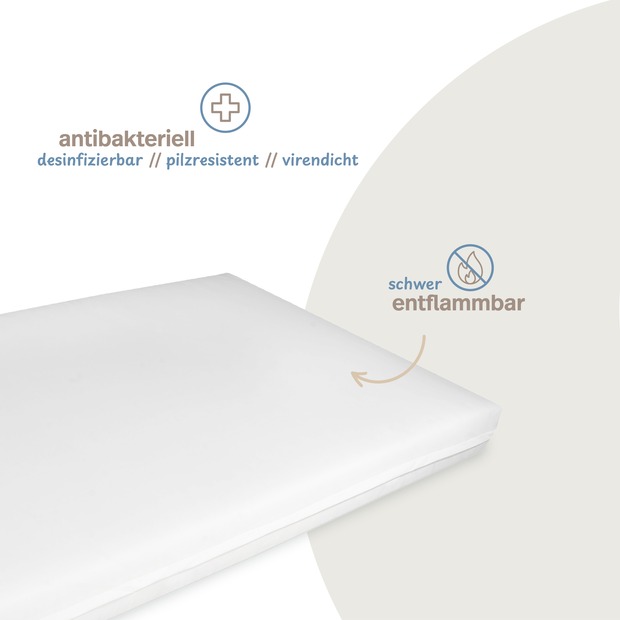 wasserdichter Matratzenbezug weiß