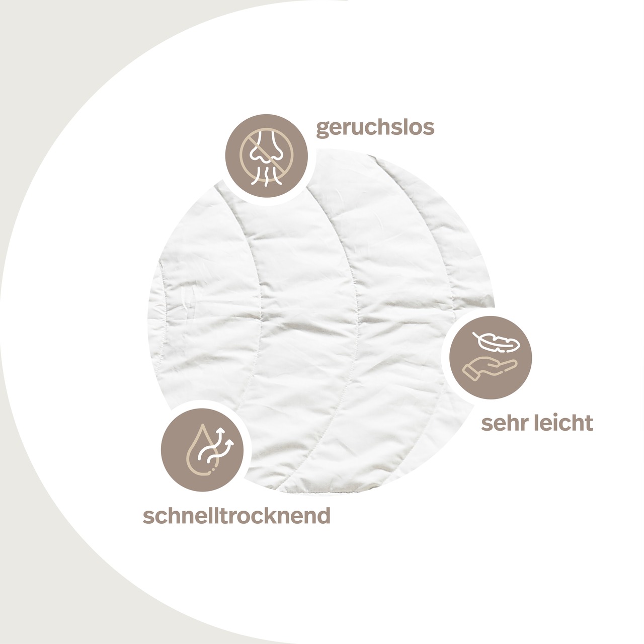 Kamelhaar Exquisit Qualitäts-Bettdecke - Sommer